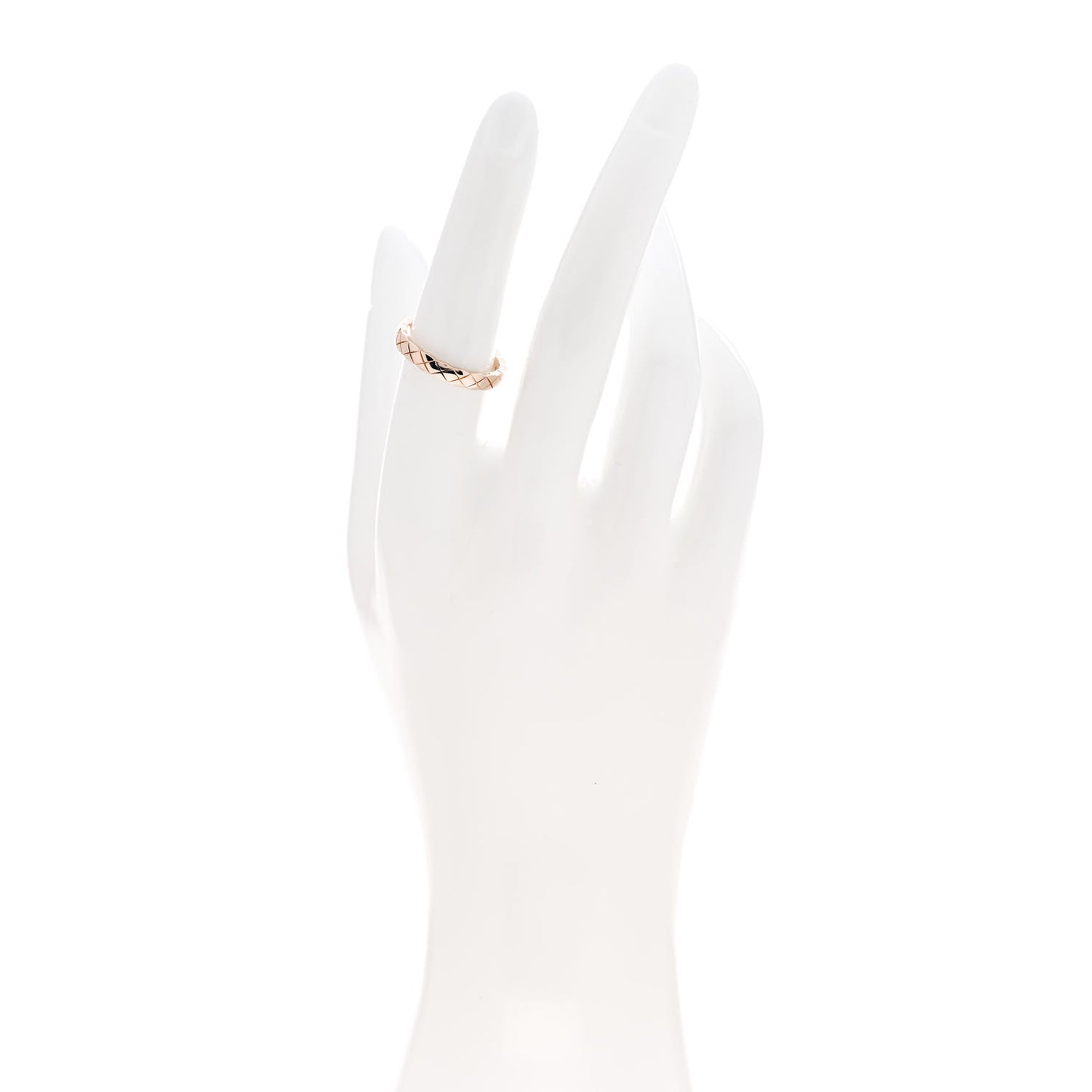 18K Beige Gold Mini Coco Crush Ring 54 6.75