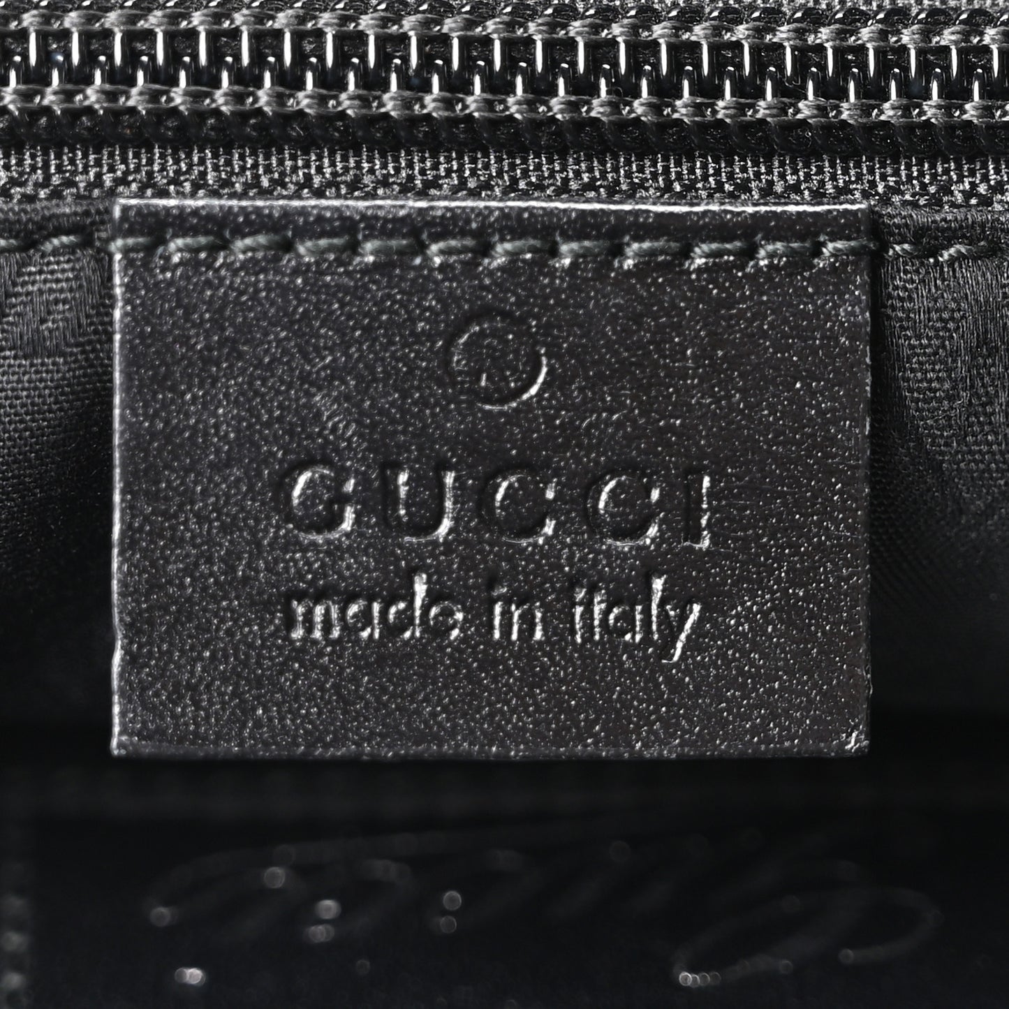 Imprime Monogram Web Medium 500 by Gucci Flat Messenger Bag Black