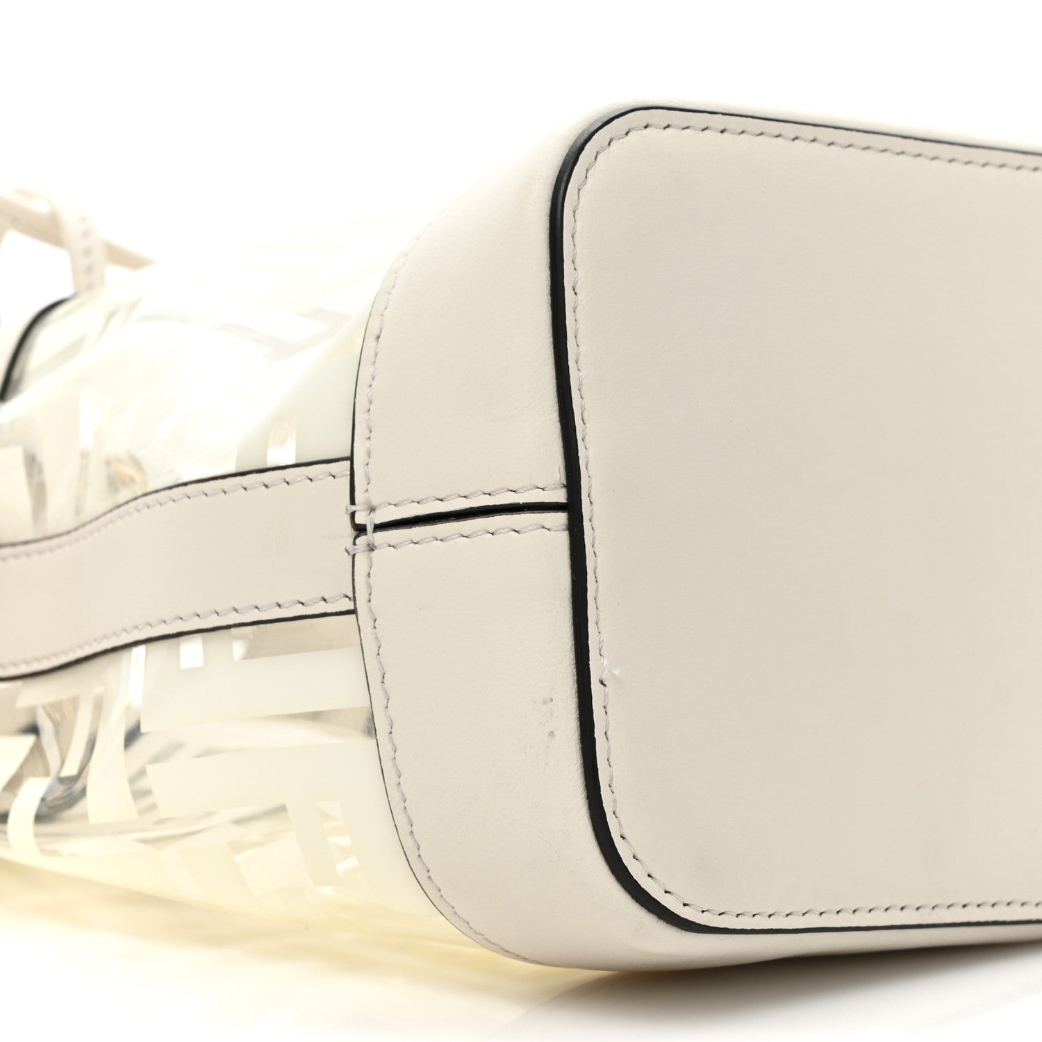Fendi TPU FF Vitello Grace F is Fendi Mini Mon Tresor Bucket Bag White 10 of 11