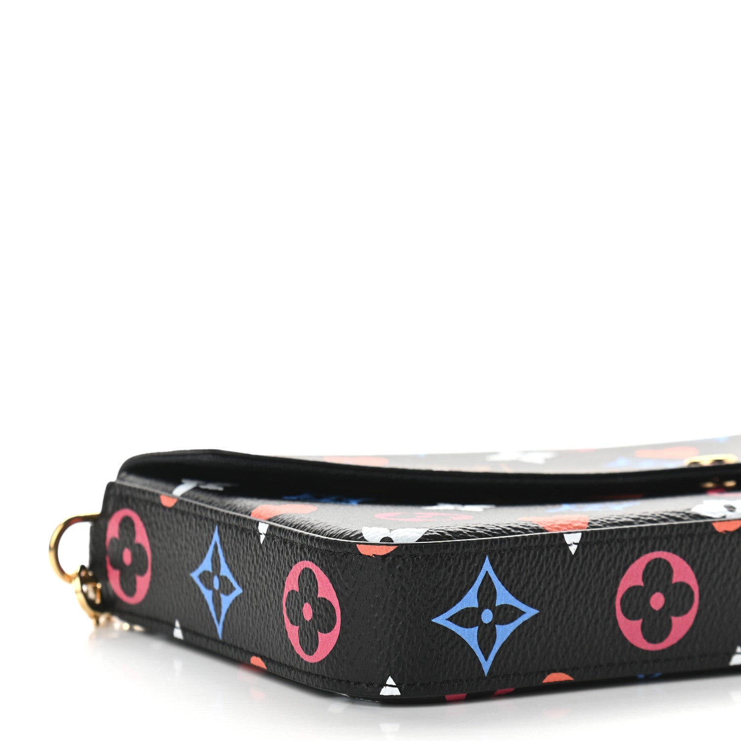 Louis Vuitton Game On Felicie Chain Wallet Black 8 of 9