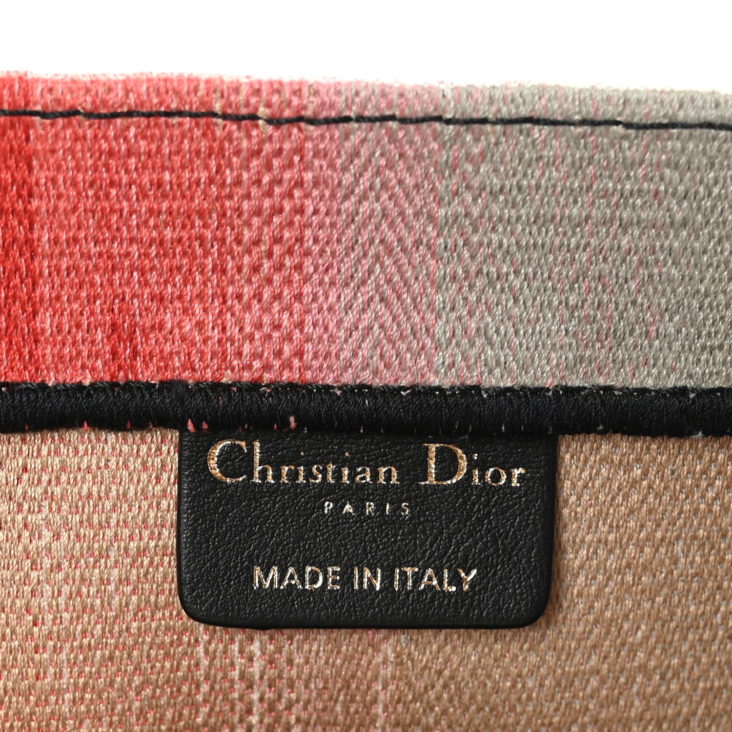 Christian Dior Canvas Embroidered Medium Dioraura Book Tote Multicolor 6 of 9