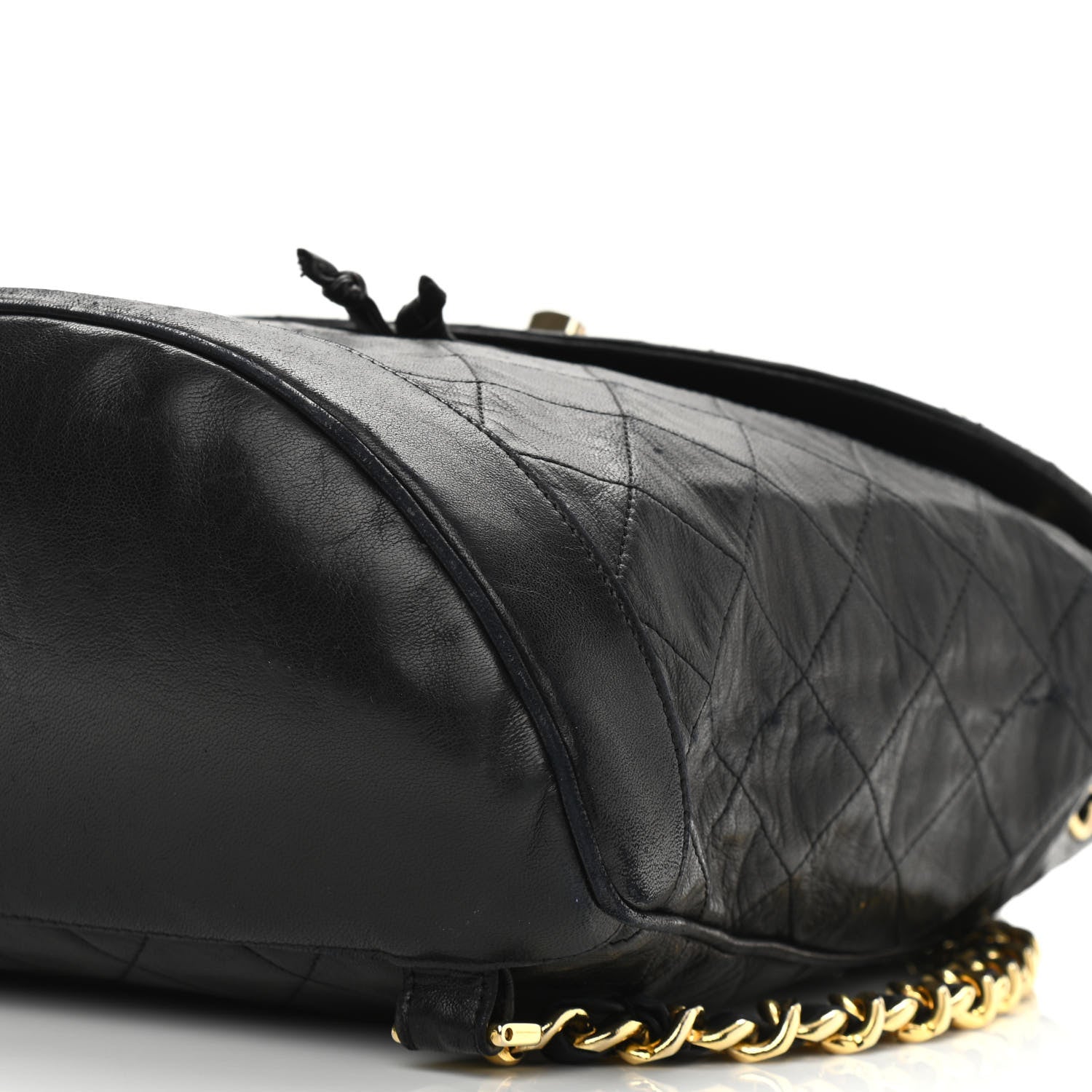 Chanel Lambskin Quilted Backpack Black 11 of 15