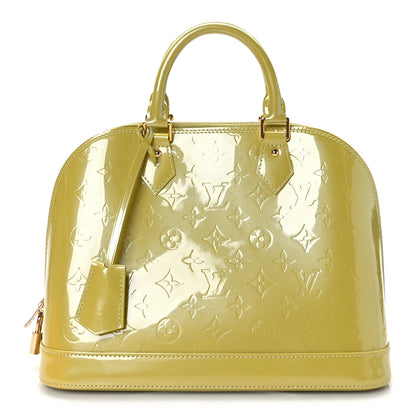 Louis Vuitton Vernis Alma PM Vert Impression 1 of 10