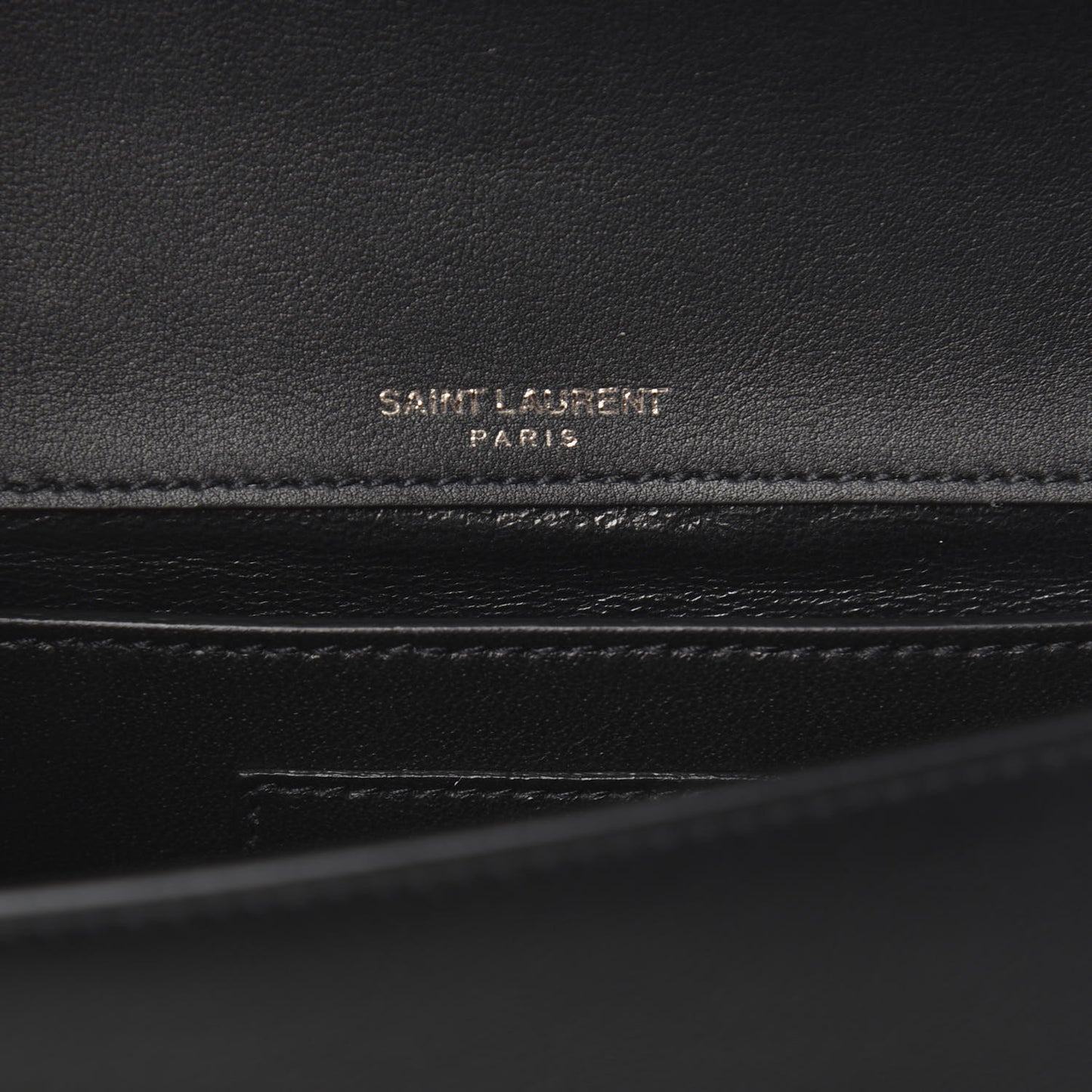 Calfskin Monogram Clutch Black