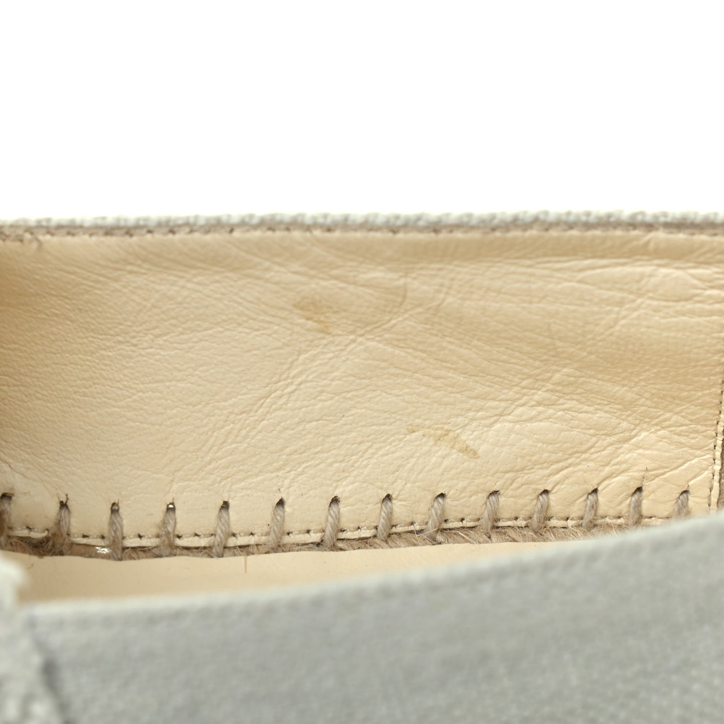 Linen CC Espadrilles 38 Beige Black