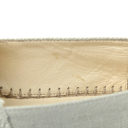 Chanel Linen CC Espadrilles 38 Beige Black 11 of 14