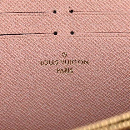 Louis Vuitton Monogram Clemence Wallet Rose Ballerine 6 of 10