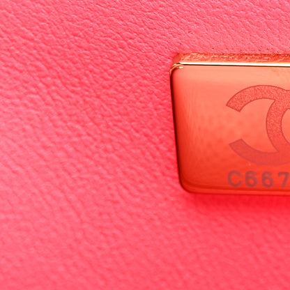Chanel Caviar Quilted Mini Retro Twist Top Handle Flap Pink 7 of 12