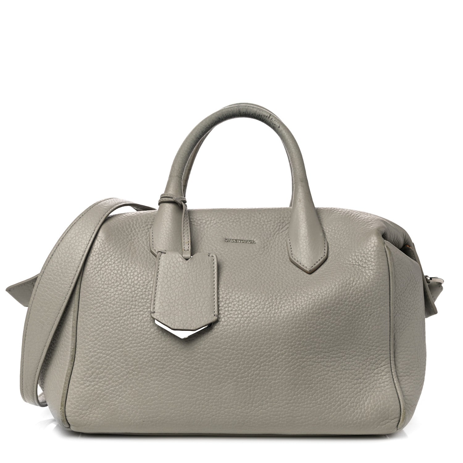 Balenciaga Veau Gros Grain Small Infanta Boston Gris Vison 1 of 16