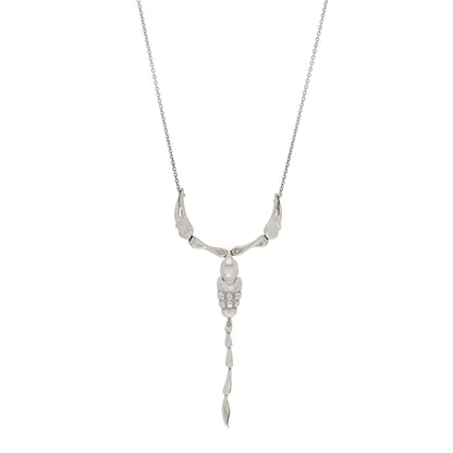 Tiffany Sterling Silver Elsa Peretti Scorpion Pendant Necklace 1 of 6