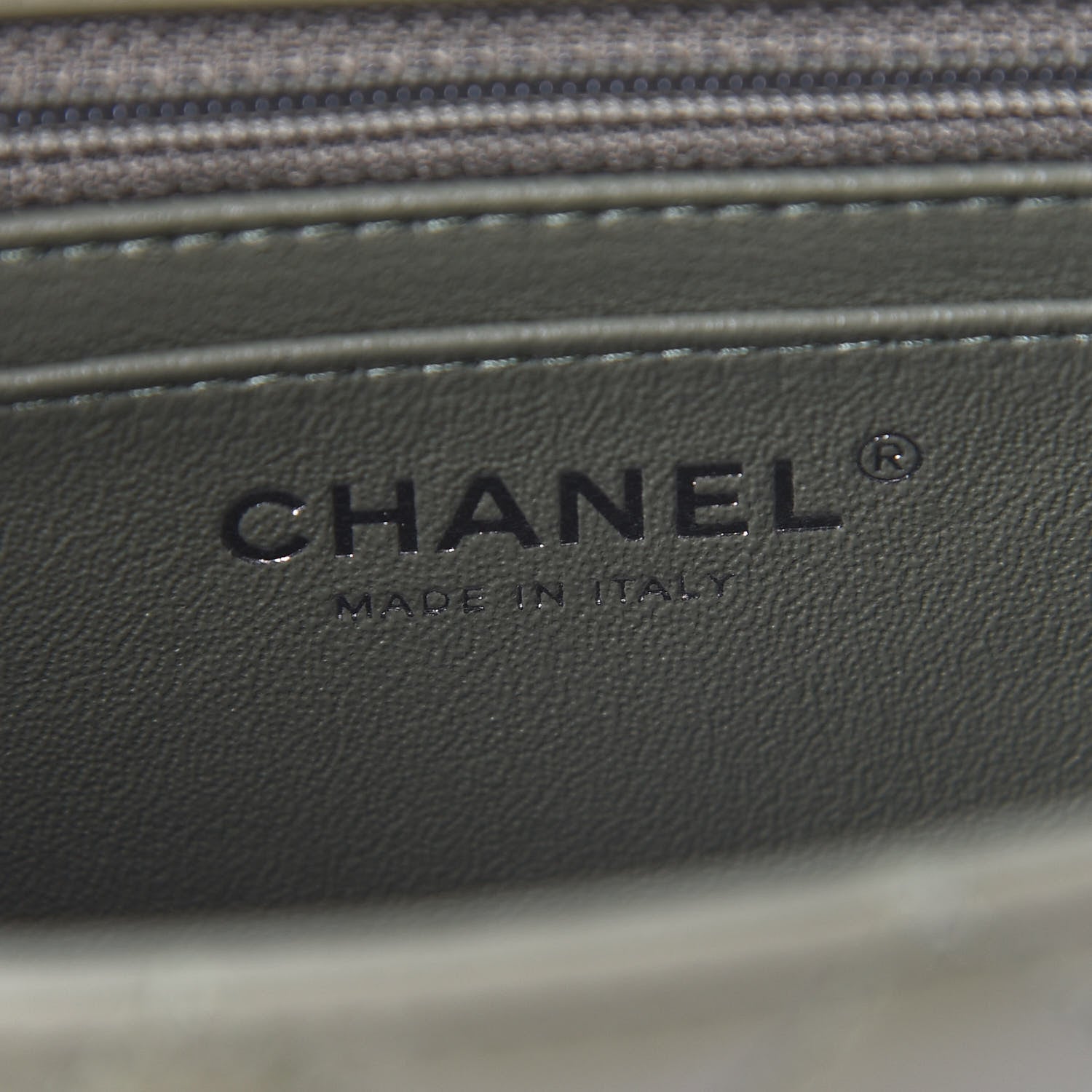 Chanel Lambskin Quilted Mini Rectangular Flap Green 5 of 8
