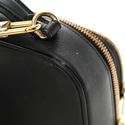Louis Vuitton Calfskin Monogram Embossed Utility Crossbody Black 13 of 14