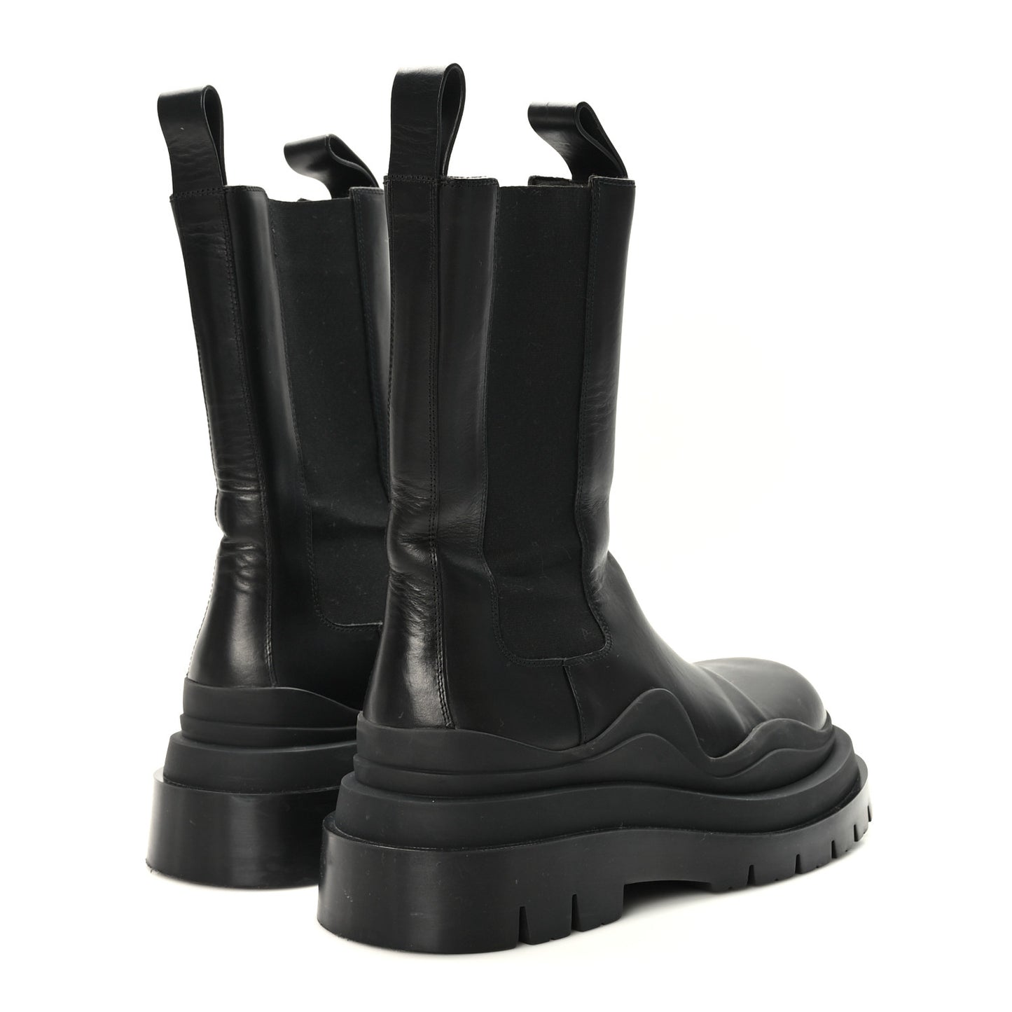 Calfskin The Lug Chelsea 55mm Boots 38 Black