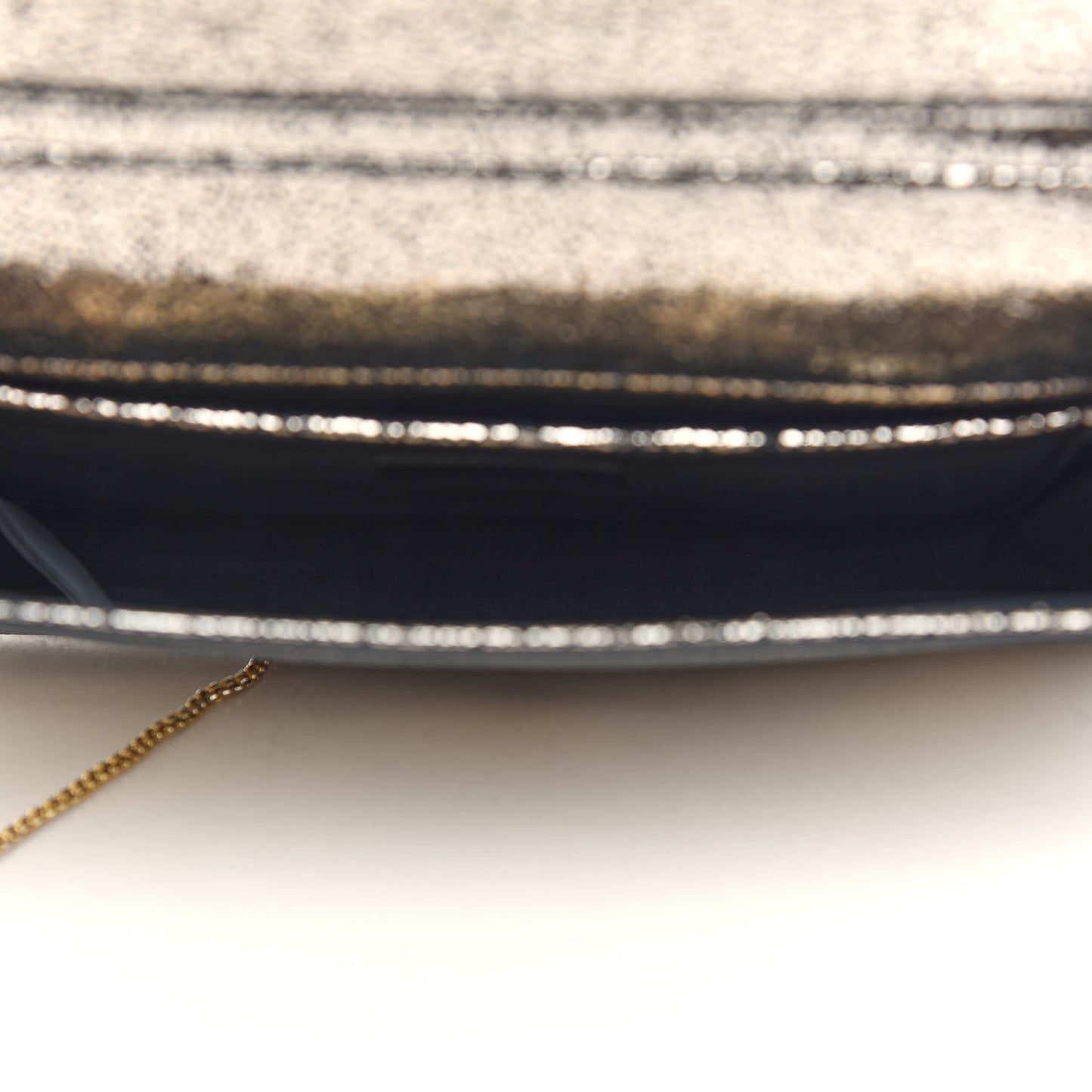 Metallic Suede Palazzo Medusa Evening Bag Gold