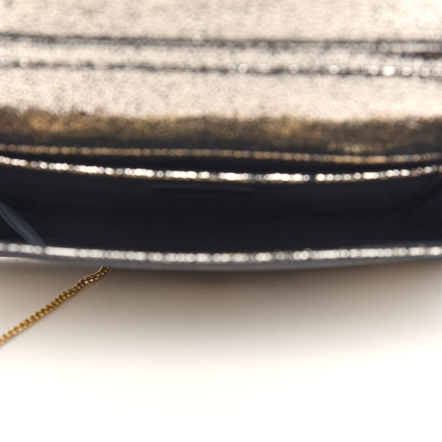 Versace Metallic Suede Palazzo Medusa Evening Bag Gold 5 of 10