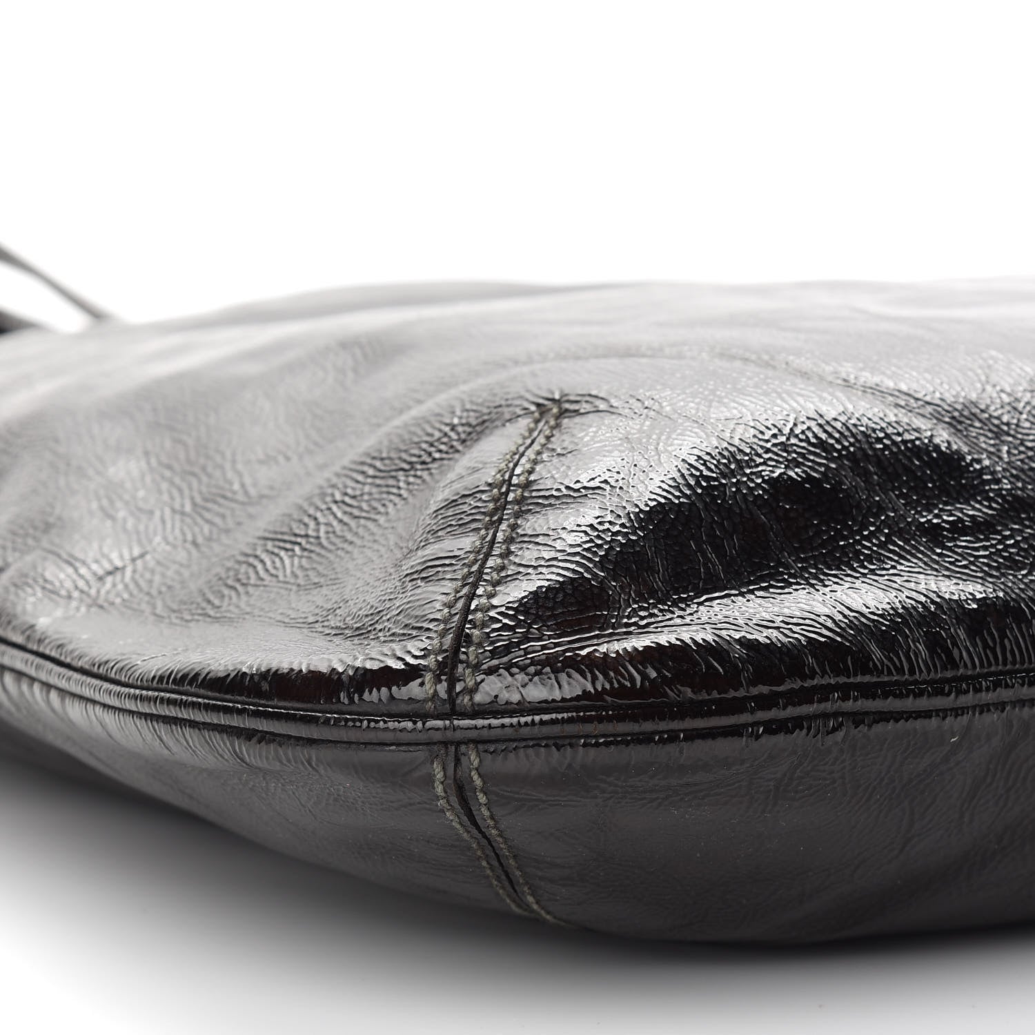 Saint Laurent Patent Tribute Tote Black 8 of 9