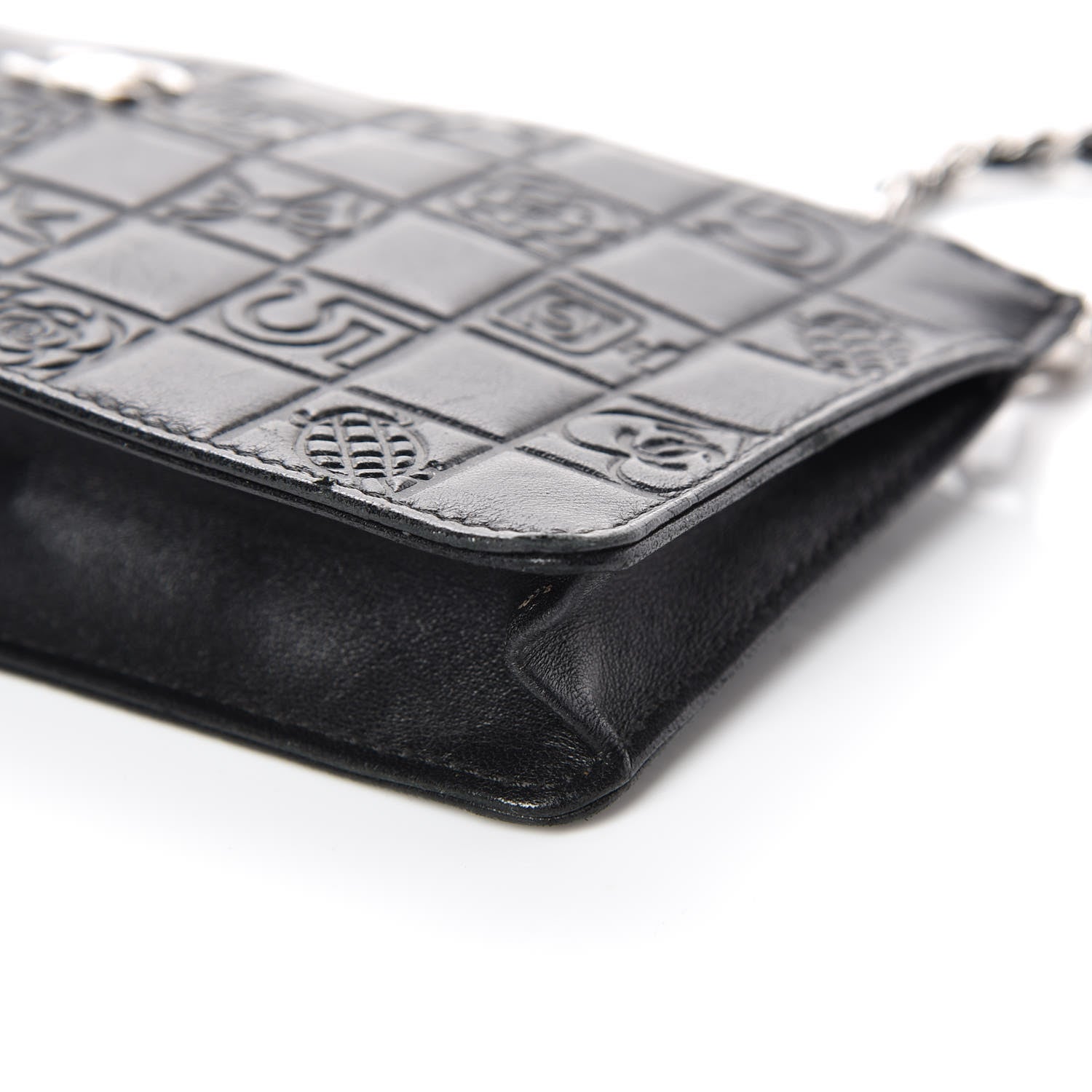 Chanel Lambskin Precious Symbols Pochette Black 9 of 11