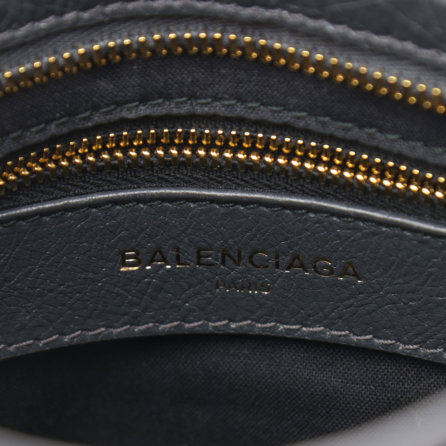 Balenciaga Agneau Giant 12 Gold Hardware Mini City Gris Fossile 6 of 10