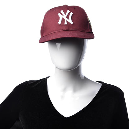 Gucci X MLB Cotton NY Yankees Baseball Hat 57-61 Lacquer 2 of 10