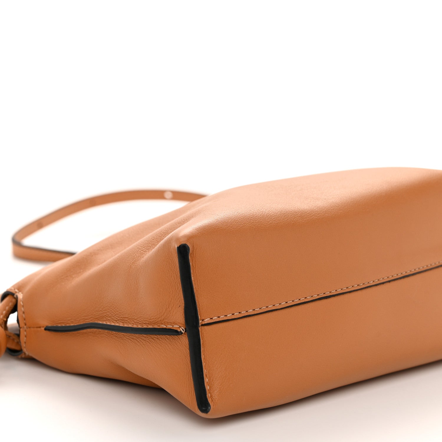 Loewe Calfskin Mini Flamenco Knot Clutch Warm Desert 8 of 9