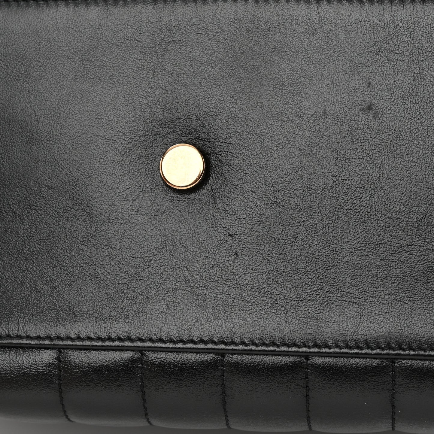 Calfskin Y Quilted Monogram Large Loulou Shopper Black