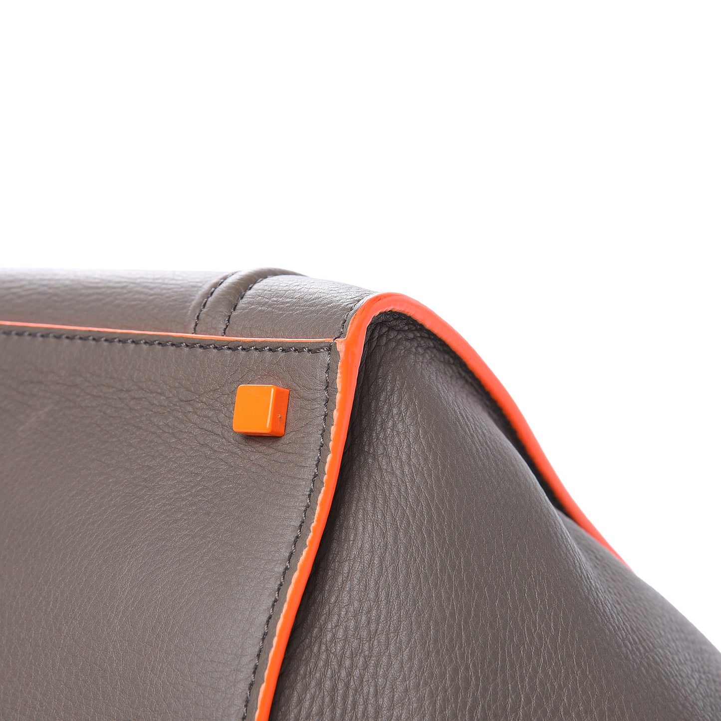 Supple Calfskin Medium Phantom Luggage Grey