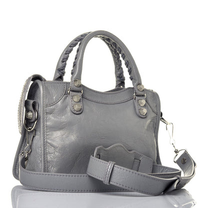 Balenciaga Agneau Giant 12 Silver Hardware Mini City Gris Haussmannien 3 of 8