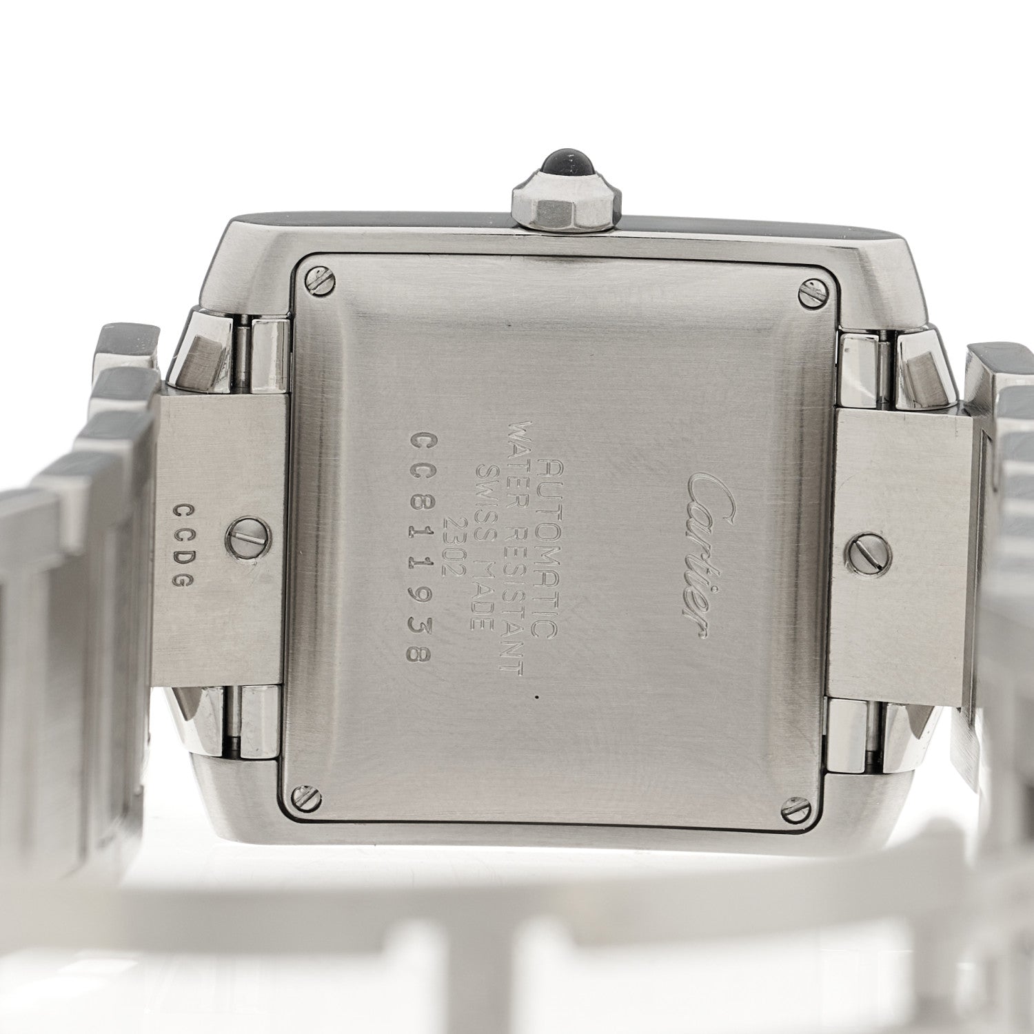 Cartier Stainless Steel 28mm Tank Francaise Automatic Watch 4 of 4