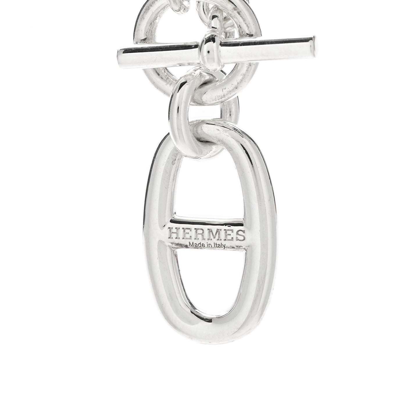 Sterling Silver Amulette Chaine d'Ancre Necklace