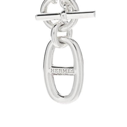 Hermes Sterling Silver Amulette Chaine d'Ancre Necklace 4 of 6
