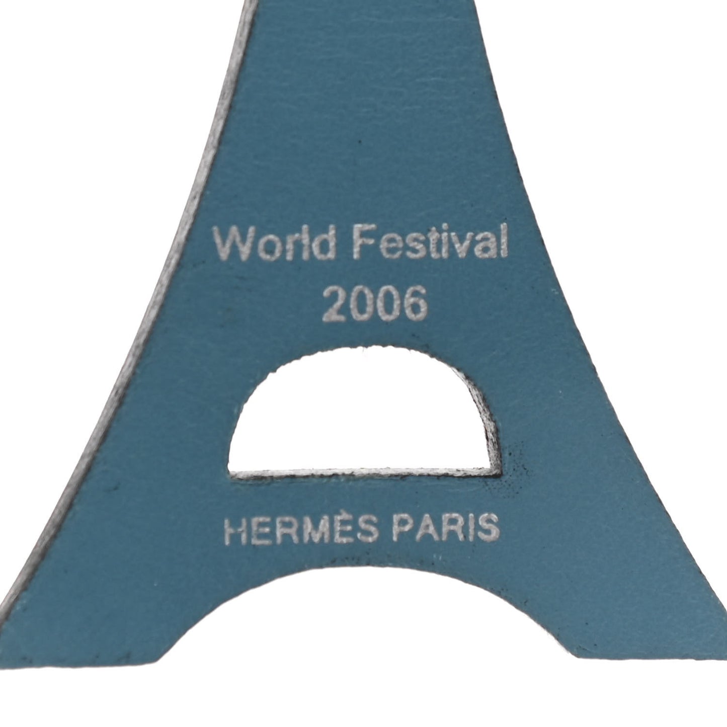 Tadelakt Eiffel Tower 2006 World Festival Key Chain Bag Charm