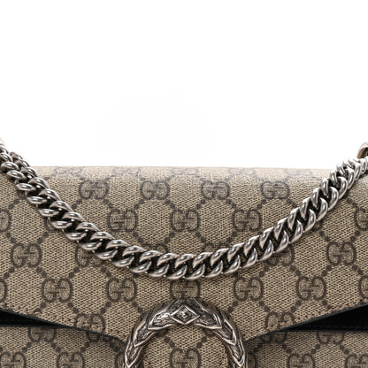 Gucci GG Supreme Monogram Small Dionysus Shoulder Bag Black 8 of 10