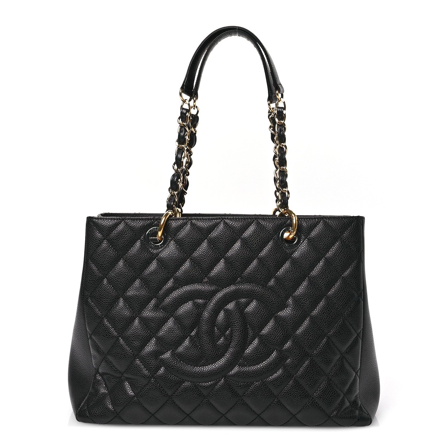 Chanel Caviar Quilted Grand Shopping Tote GST Black 1 of 10