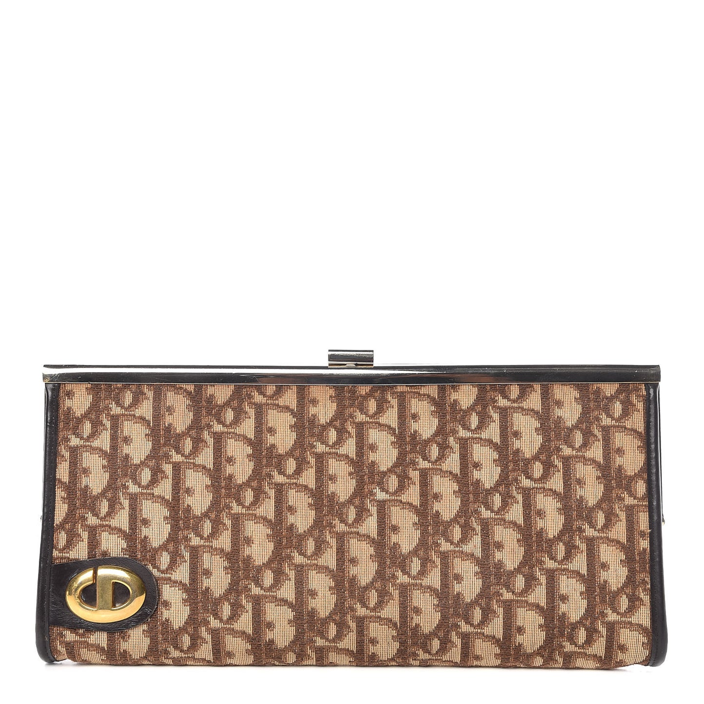 Monogram Clutch Brown