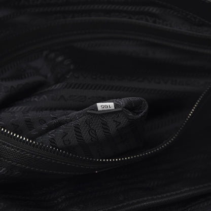 Prada Tessuto Nylon Character Shopping Tote Black 7 of 11