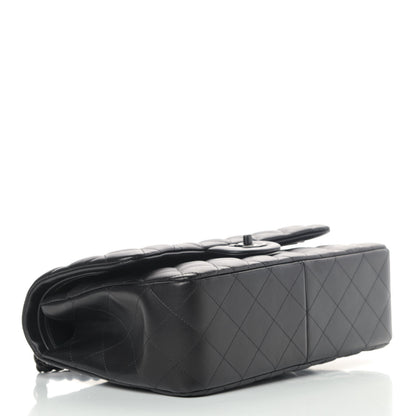 Chanel Lambskin Quilted Jumbo Double Flap So Black 3 of 7