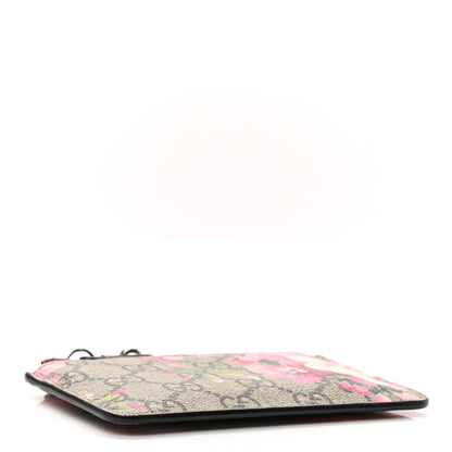 Gucci GG Supreme Monogram Blooms Key Ring Coin Case Beige Multicolor Dry Rose 4 of 8