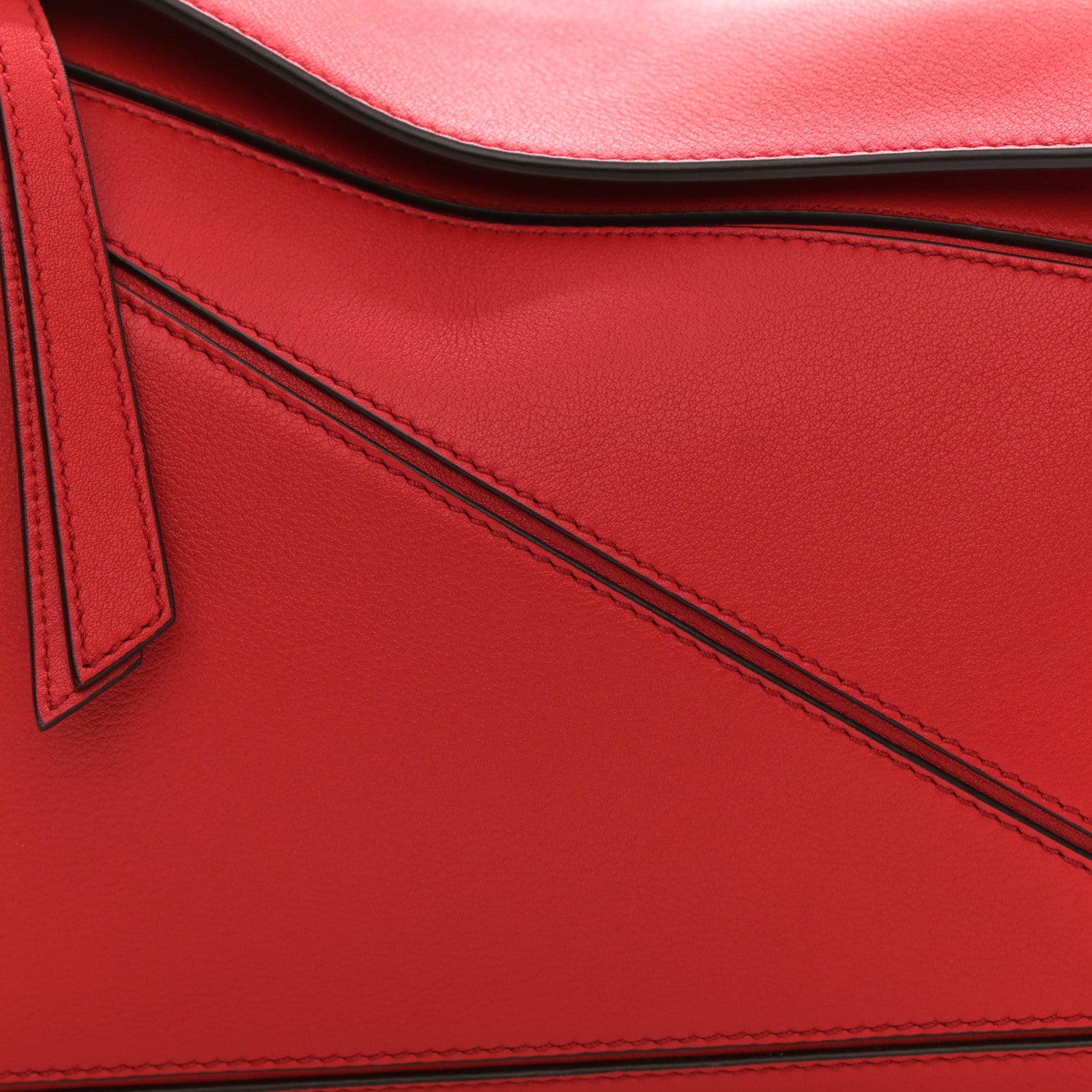 Loewe Calfskin Small Puzzle Bag Scarlet 8 of 8