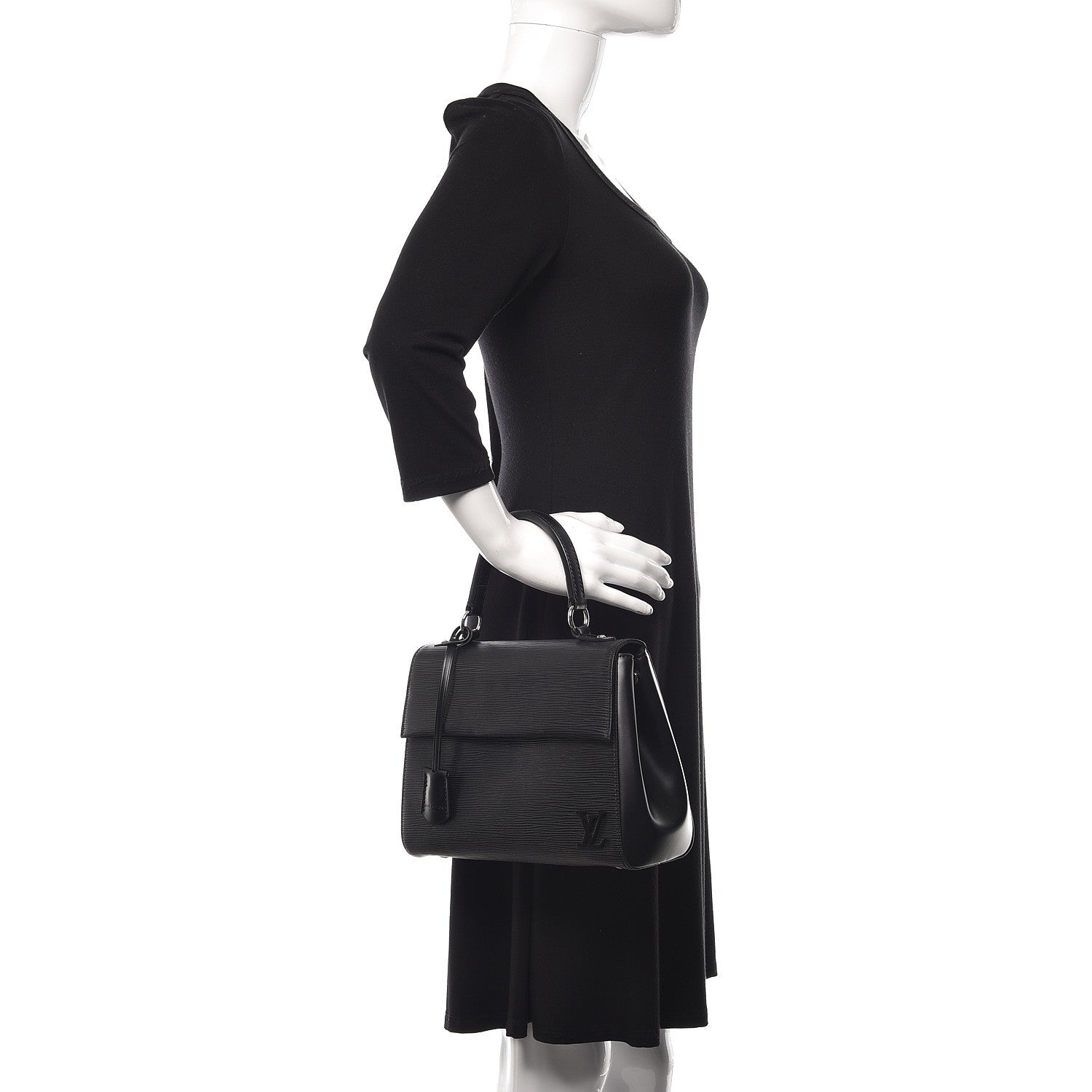 Louis Vuitton Epi Cluny BB Black 2 of 11