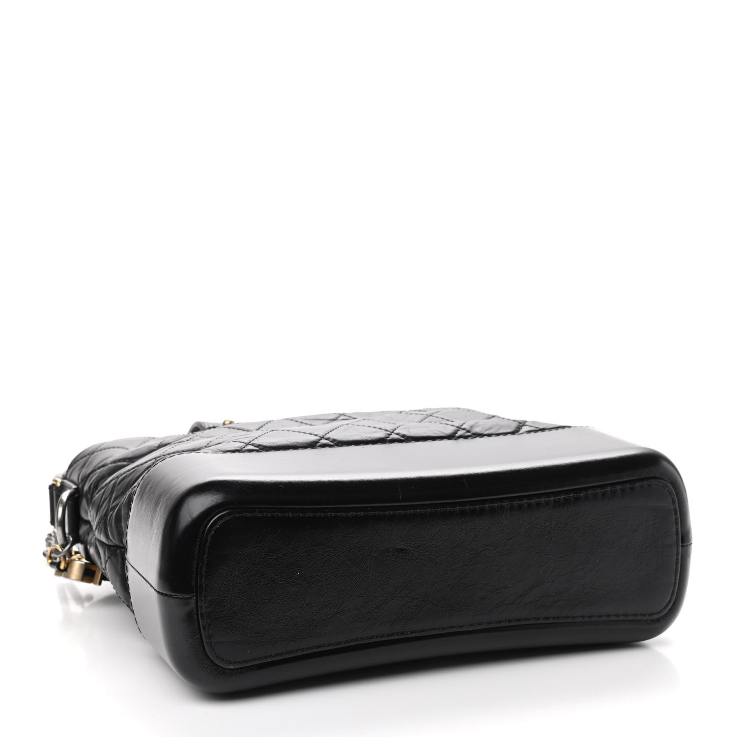 Chanel Calfskin Quilted Gabrielle Shopping Tote Black 4 of 9
