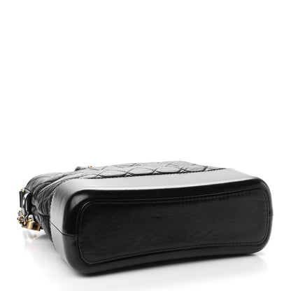 Chanel Calfskin Quilted Gabrielle Shopping Tote Black 4 of 9