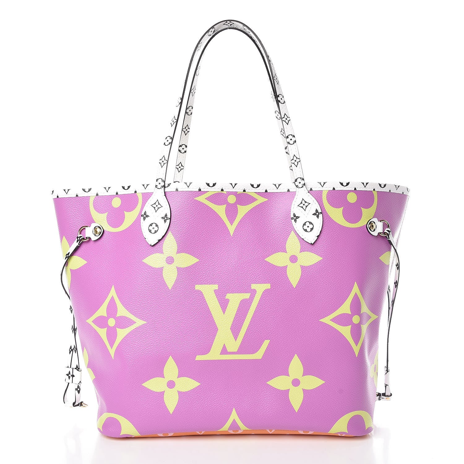 Louis Vuitton Monogram Giant Neverfull MM Pink Lilac 3 of 12