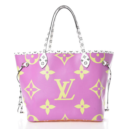 Louis Vuitton Monogram Giant Neverfull MM Pink Lilac 3 of 12