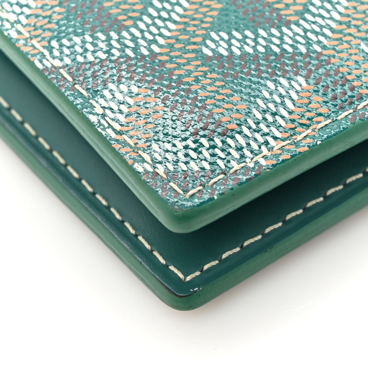 Goyardine Saint Pierre Card Holder Green