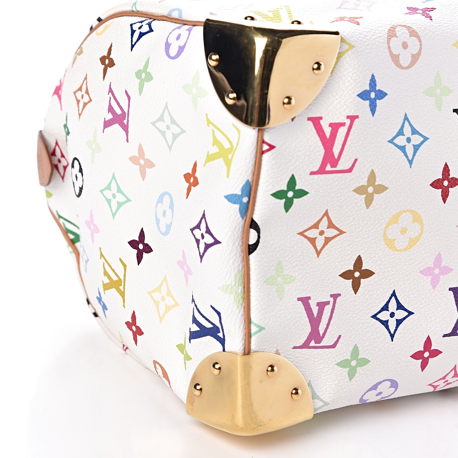 Louis Vuitton Monogram Multicolor Speedy 30 White 7 of 8