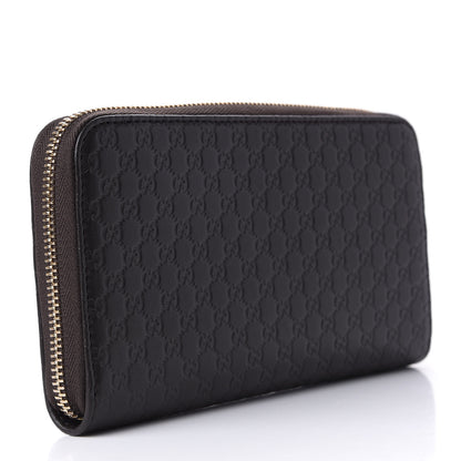 Gucci Microguccissima Zip Around Wallet Black 3 of 11