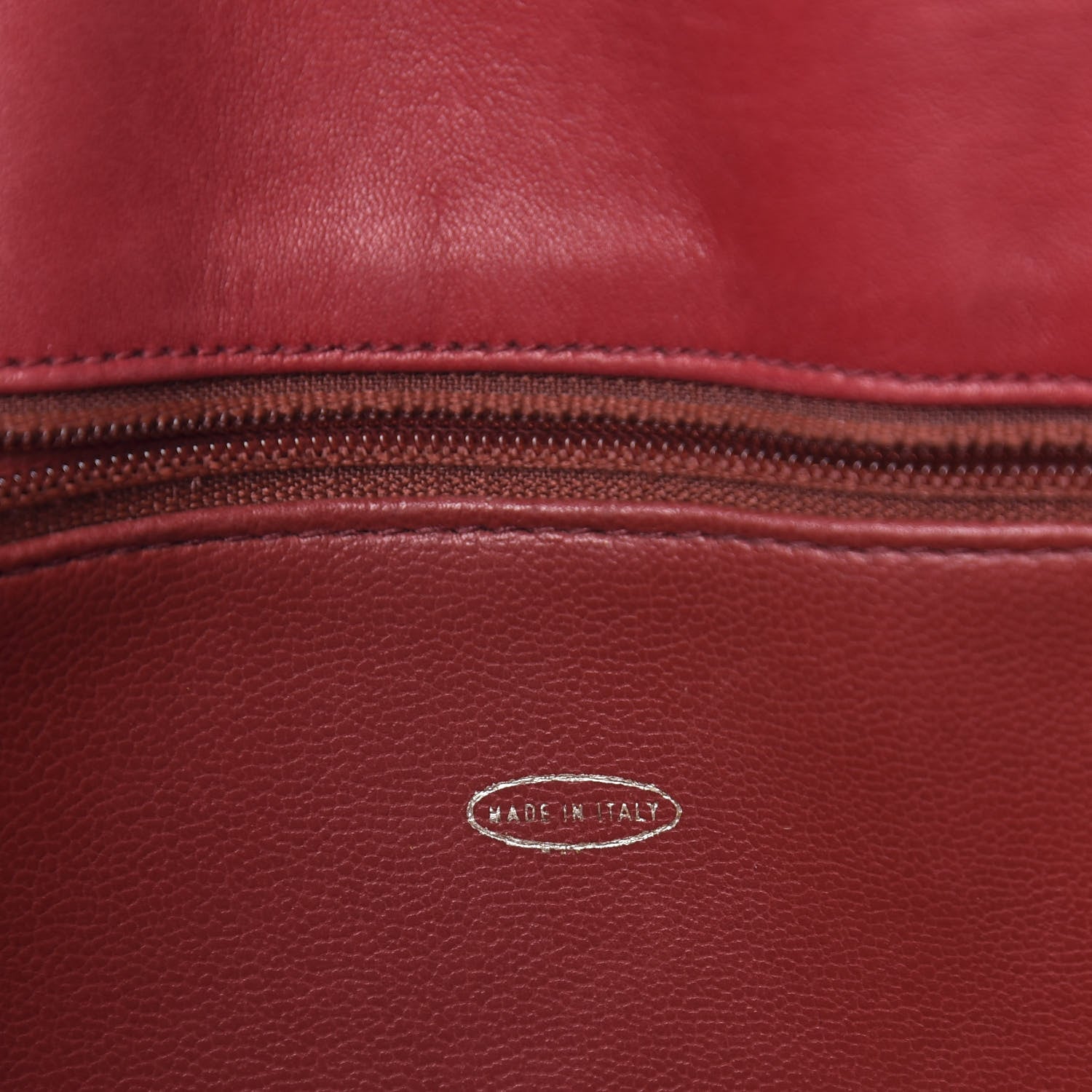 Chanel Lambskin Quilted Tote Red 7 of 11