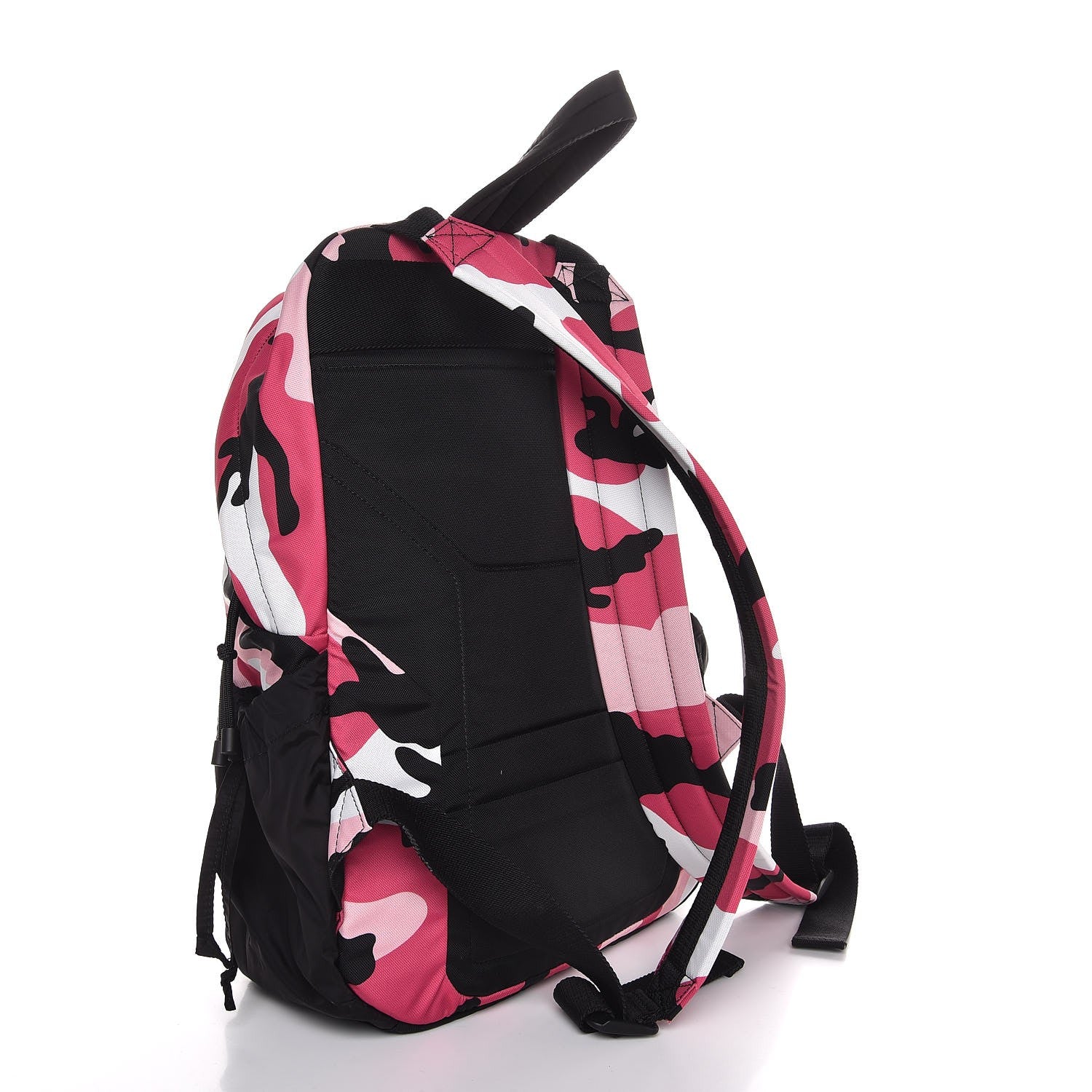 Valentino Garavani Nylon Camouflage Print Backpack Pink White Black 3 of 7