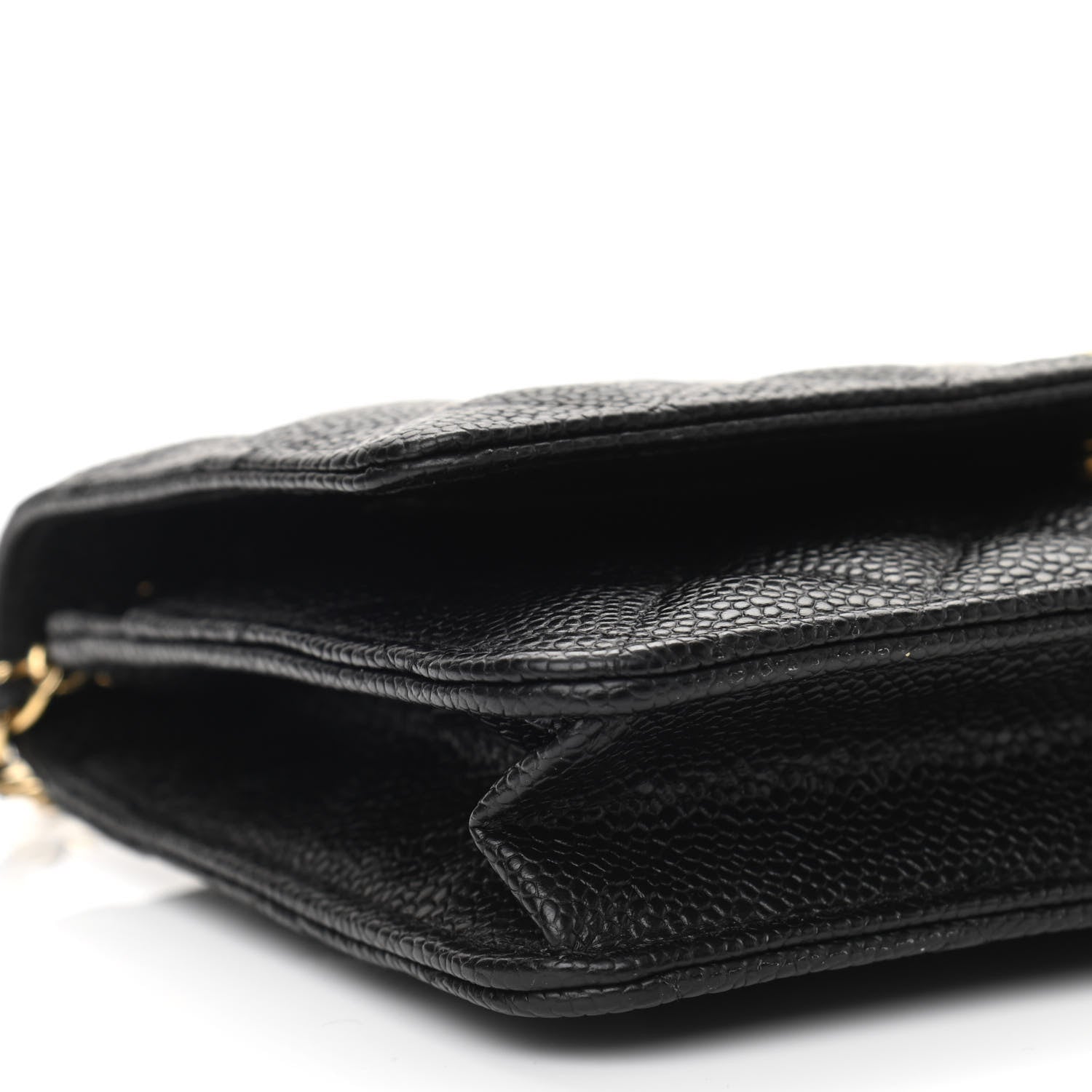 Chanel Caviar Quilted Wallet On Chain WOC Black 10 of 12