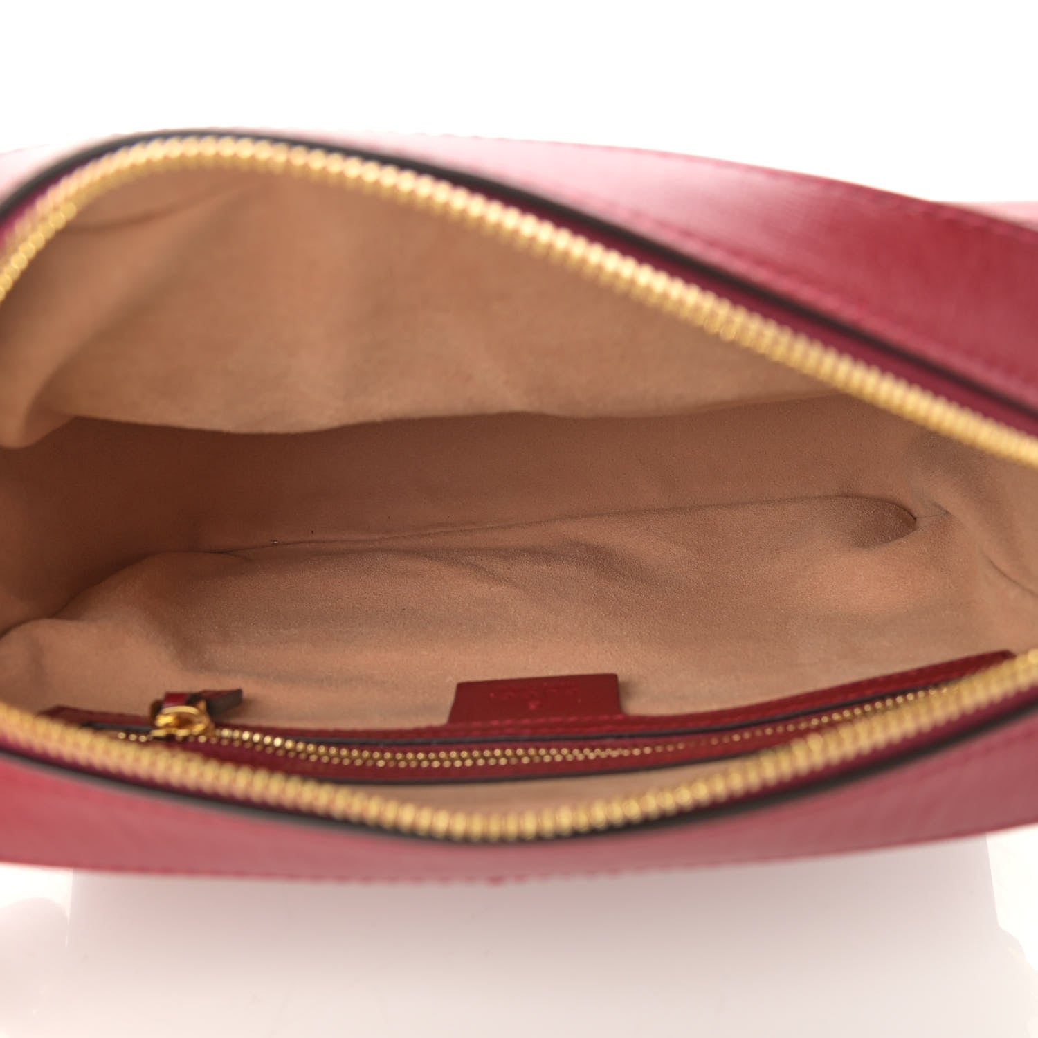Gucci Azalea Calfskin Small Horsebit 1955 Shoulder Bag New Cherry Red 5 of 10